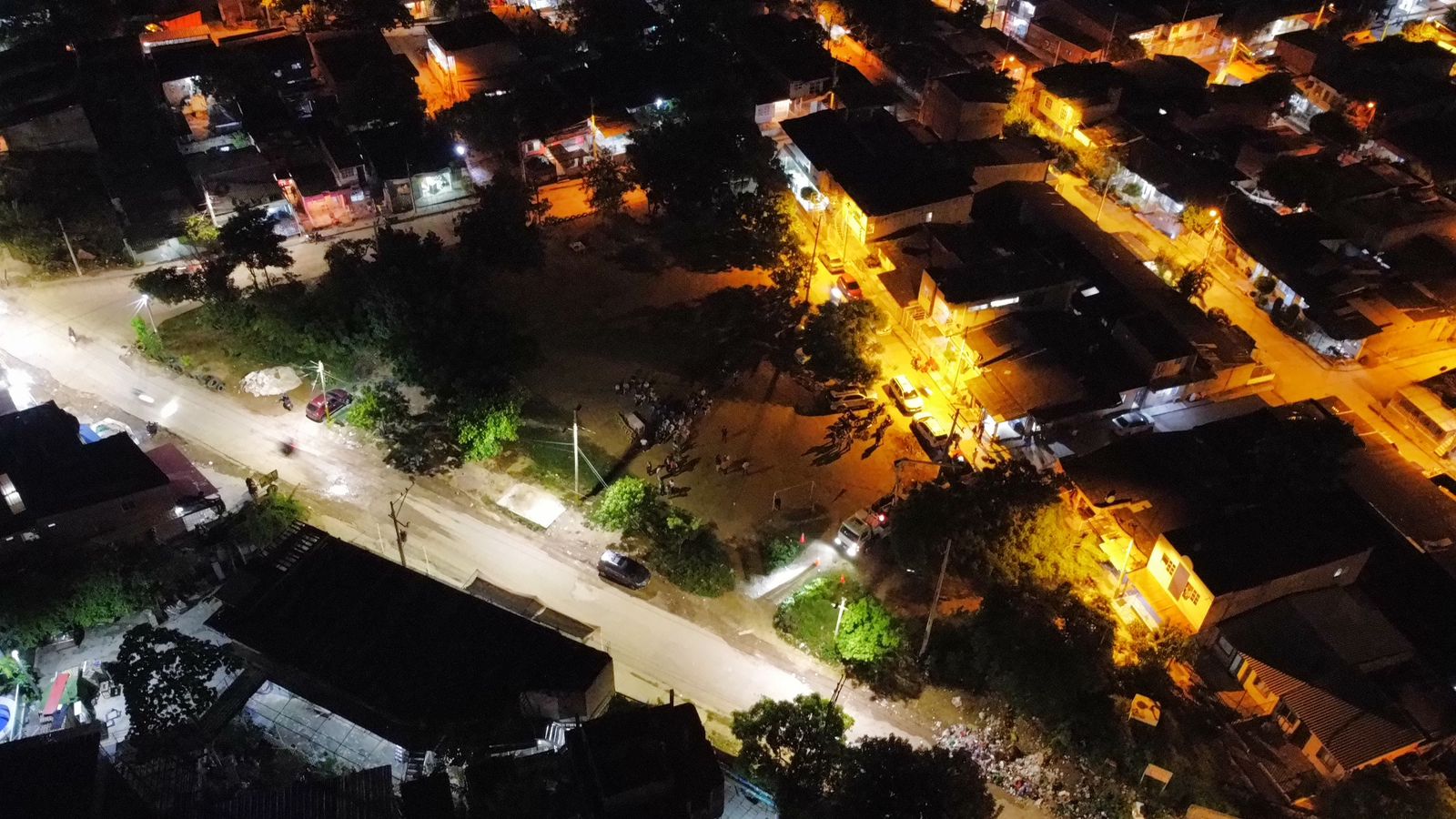 Alcald A De Cartagena Inaugura El Alumbrado P Blico De La Cancha De La